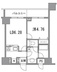 プラザ木場の物件間取画像